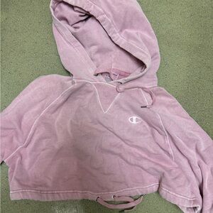 Champion cropped hoodie